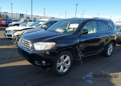 2008 Toyota Highlander Limited z USA, uszkodzony, nr VIN JTEDS42A282057434
